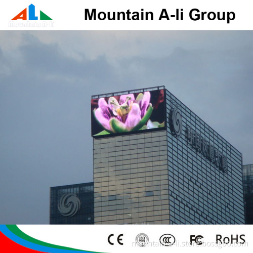Outdoor Full Color LED Screen on Building Top P16
